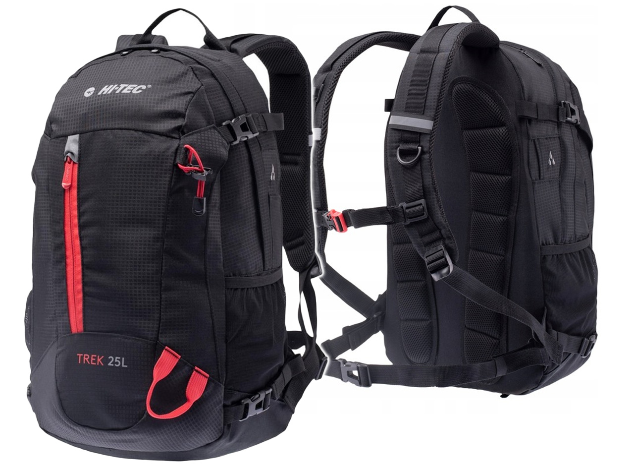 Odolný turistický batoh Hi-Tec Trek 25L s protidažďovým poťahom